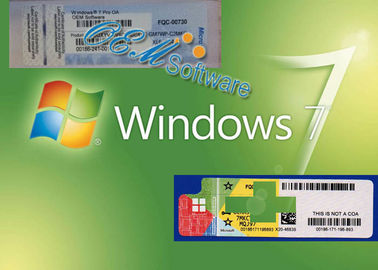 Chave original do produto do PC do Oem de Windows 7 pro, chave da elevação da vitória 10 para o PC &amp; portátil