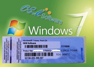 Chave original do produto do PC do Oem de Windows 7 pro, chave da elevação da vitória 10 para o PC &amp; portátil