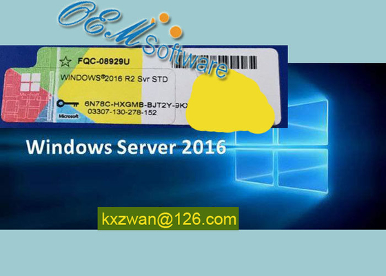 Garantia chave selada da vida do padrão de Windows Server 2016 do bloco nenhuma área limitada