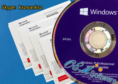Língua espanhola da caixa em linha da vitória 10 DVD do Oem da casa de Windows 10 da ativação