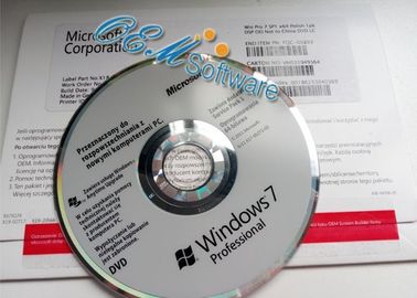 COA global da área DVD das ativações da caixa completa de Windows 7 Home Premium da versão para dentro