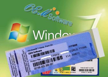 Chave de trabalho global do produto do PC de Windows 7, licença em linha do Coa de 100% Windows
