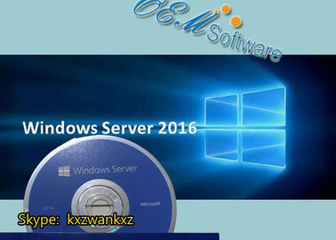 Núcleo padrão do bocado 16 do retalho 64 da chave STD R2 de Windows Server 2016 espanhóis do pacote