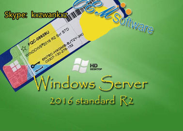 Licença padrão da chave do retalho da etiqueta do Coa do bloco do Oem R2 de Windows Server 2016 originais