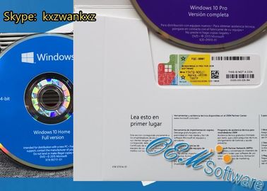 Chave chave profissional da licença do retalho do Oem Fpp de FQC-08909 Windows 10 para o portátil do PC
