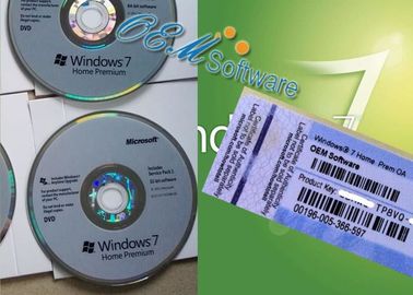 Da caixa magro profissional de Dvd do bloco de Windows 7 caixa branca chave em linha selada fábrica do Oem