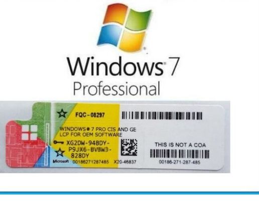 Coa genuíno de Windows 7 Home Premium da chave do Oem da etiqueta do Coa de Windows 7
