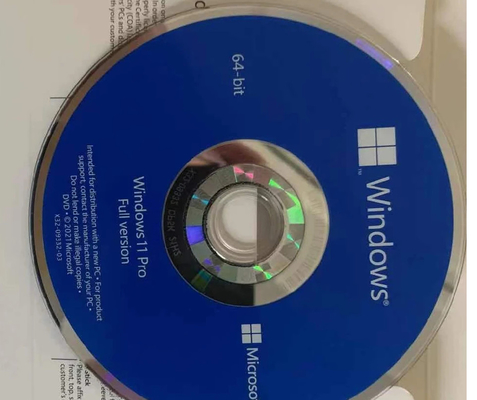 Chave do produto de Microsoft Windows 11 pro com a caixa da etiqueta do Coa