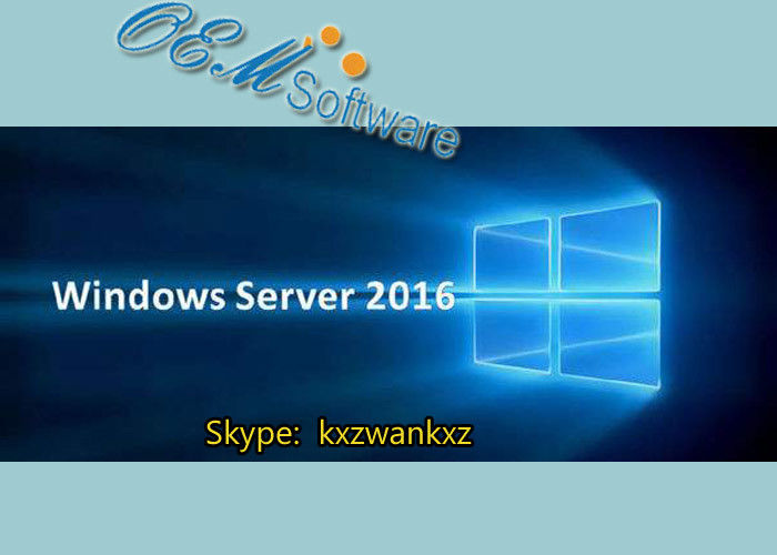 OEM genuíno da chave do padrão do COA DVD Windows Server 2016